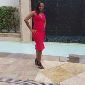 Herve Ledger Sleeveless Sheath Dress